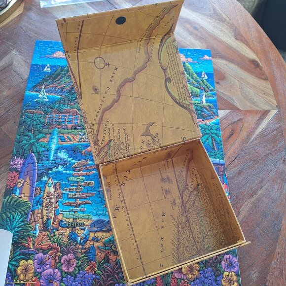 Dowdle Kauai 500 Piece Jigsaw Puzzle Bright Island Paradise Illustration Hawaii‎ - Picture 10 of 11